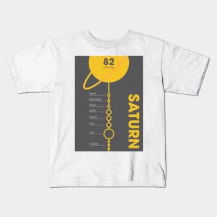 The Moons of Saturn Kids T-Shirt